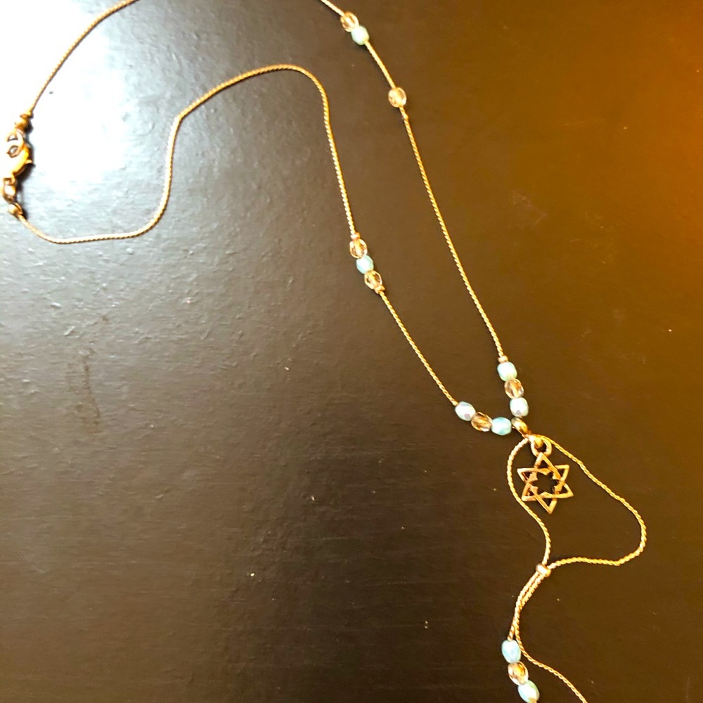 Star of David Beaded Necklace